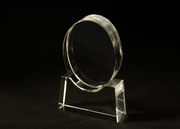 Oval Shaped Crystal with a Base for Corporate Gifting