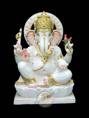 Marble Ganesh Idol Statue For Home